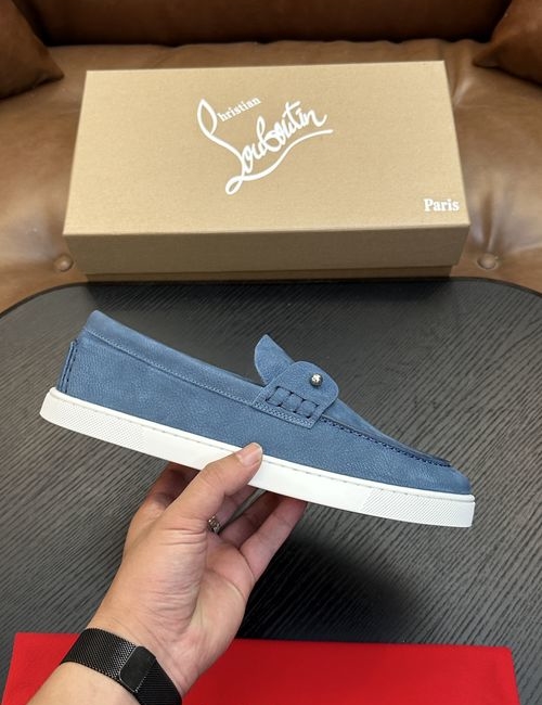 Christian Louboutin Leather Sole Casual Sneakers