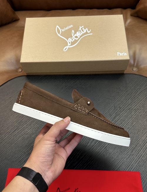 Christian Louboutin Leather Sole Casual Sneakers