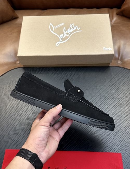Christian Louboutin Leather Sole Casual Sneakers