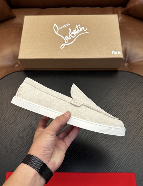 Christian Louboutin Leather Sole Casual Sneakers