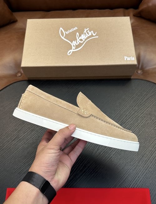 Christian Louboutin Leather Sole Casual Sneakers