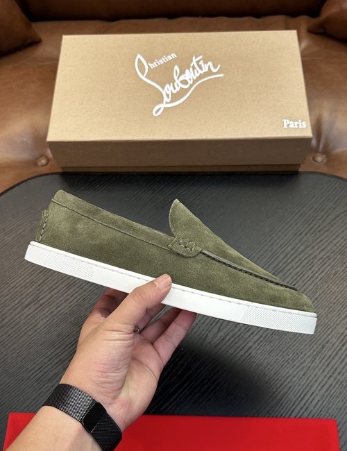 Christian Louboutin Leather Sole Casual Sneakers