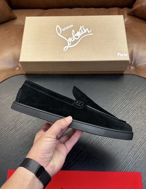 Christian Louboutin Leather Sole Casual Sneakers