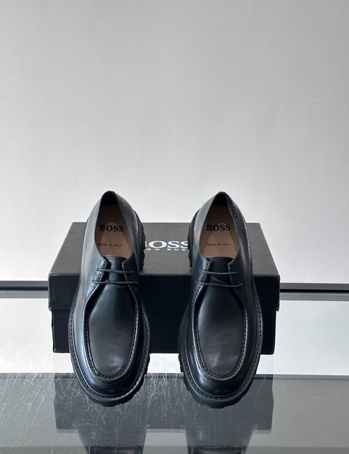 Hugo Boss Suede Thick Sole Derby Shoes