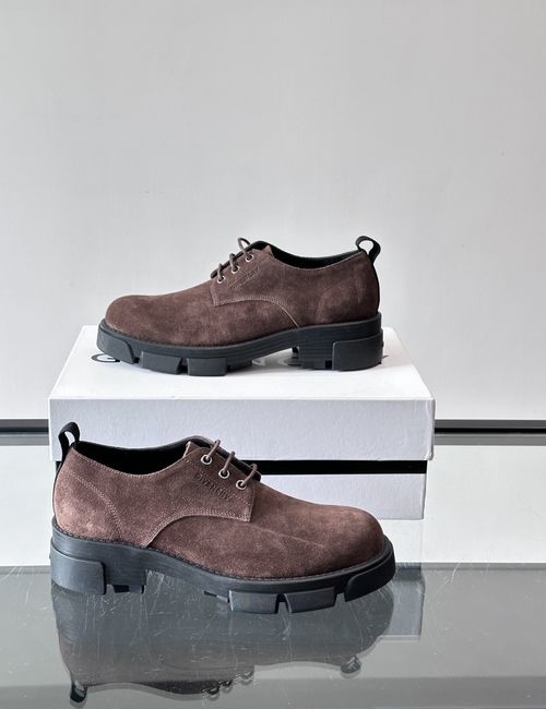 Givenchy High-shine Leather Thick-sole Derby Shoes