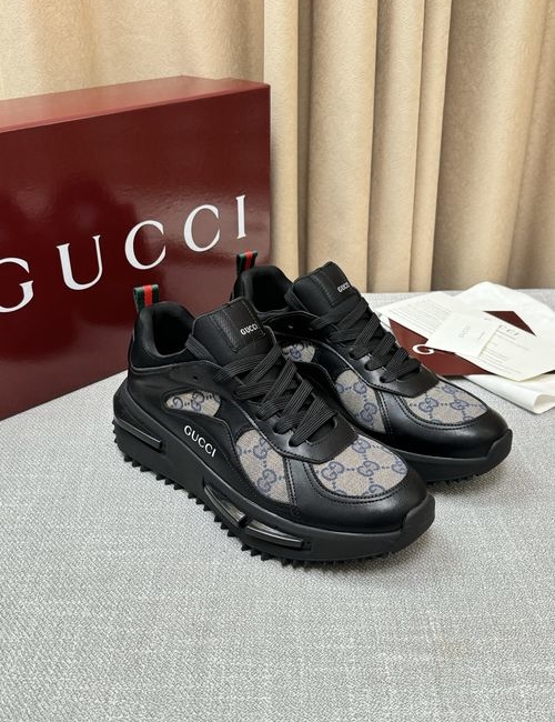 Gucci Classic Monogram Sneakers Thick Comfort Sole