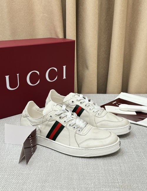 Gucci Classic Monogram Leather Comfort Sneakers