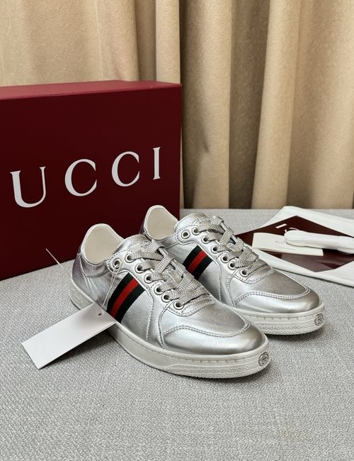 Gucci Classic Monogram Leather Comfort Sneakers