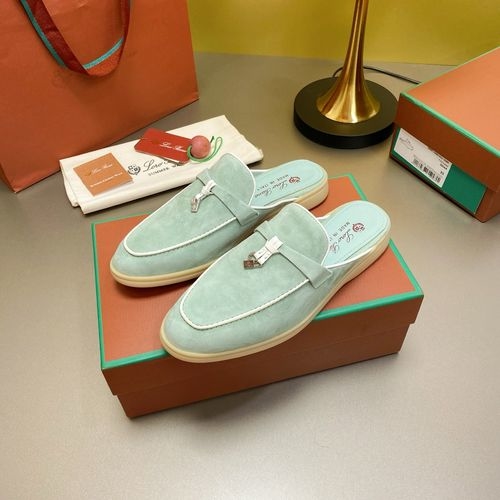 Loro Piana LP Mules And Flats With Suede Upper