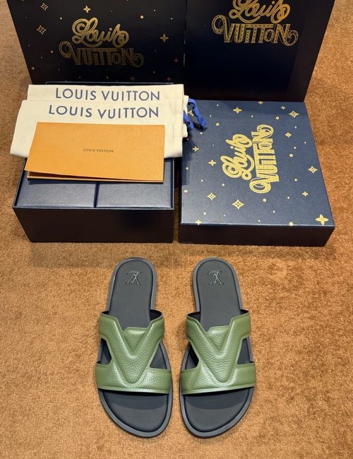 Louis Vuitton LV Waterfront Monogram Pattern Waterproof Slides