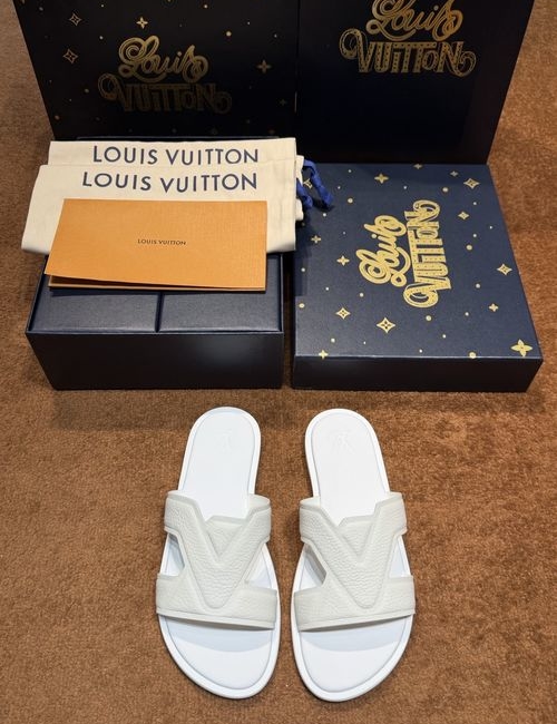 Louis Vuitton LV Waterfront Monogram Pattern Waterproof Slides