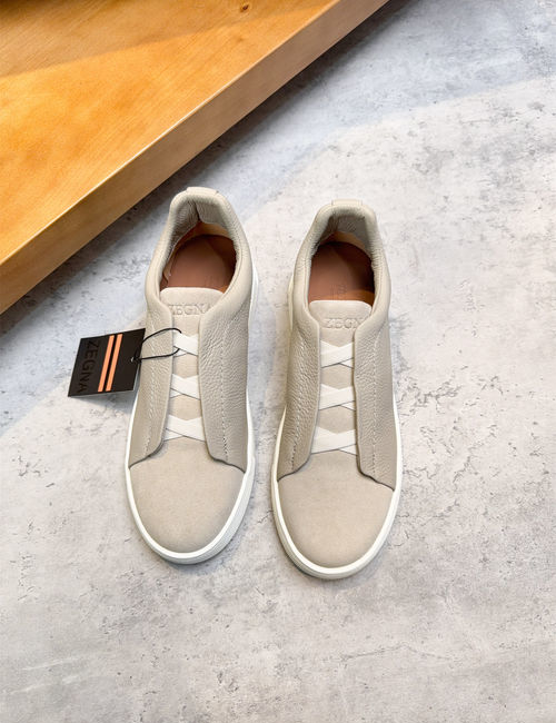 Zegna Low-top Casual Leather Shoes