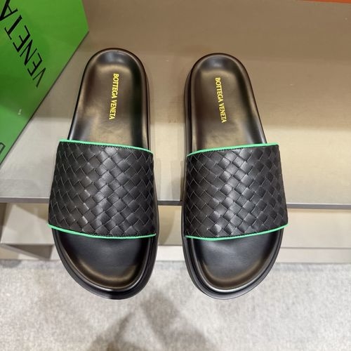 Bottega Veneta BV Hand-woven Comfortable Casual Slides