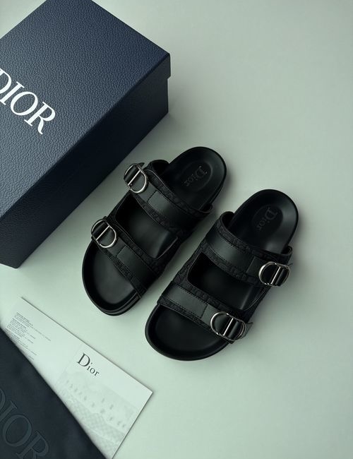 Christian Dior CD Aqua Sandals Suede Buckle Casual Footwear
