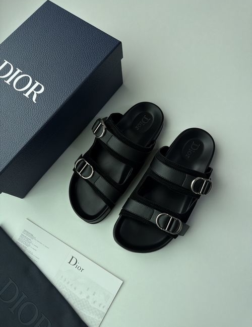 Christian Dior CD Aqua Sandals Suede Buckle Casual Footwear