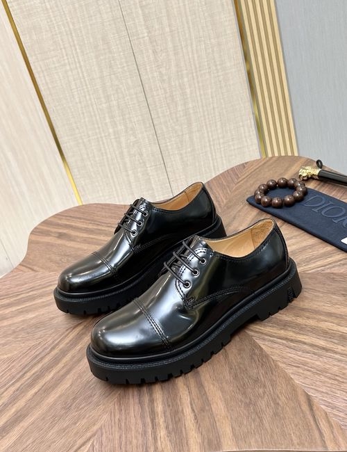 Christian Dior CD Business Leather Shoes Foam Sole Leather Lining