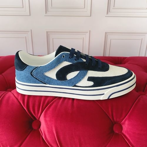 Dolce & Gabbana DG Silk Cowhide Suede Sneakers Logo Accent