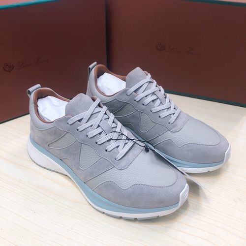 Zegna Cow Leather Upper Casual Sneakers