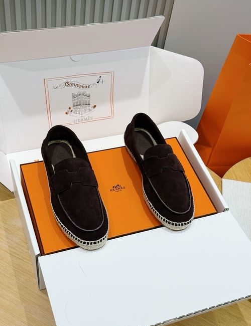 Hermes Fisherman Loafers Casual Shoes
