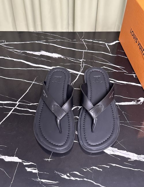 Louis Vuitton LV Cowhide Upper Logo Slides Soft Sole