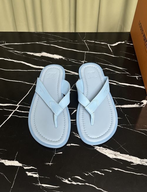Louis Vuitton LV Cowhide Upper Logo Slides Soft Sole