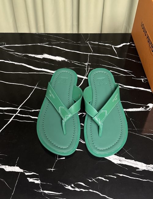 Louis Vuitton LV Cowhide Upper Logo Slides Soft Sole