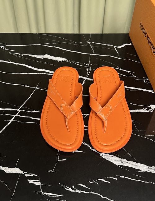 Louis Vuitton LV Cowhide Upper Logo Slides Soft Sole