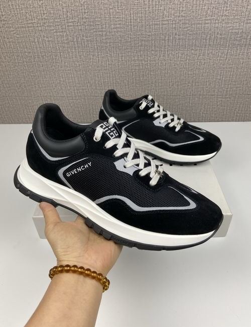Givenchy City Sport Smooth Leather Striped Sneakers