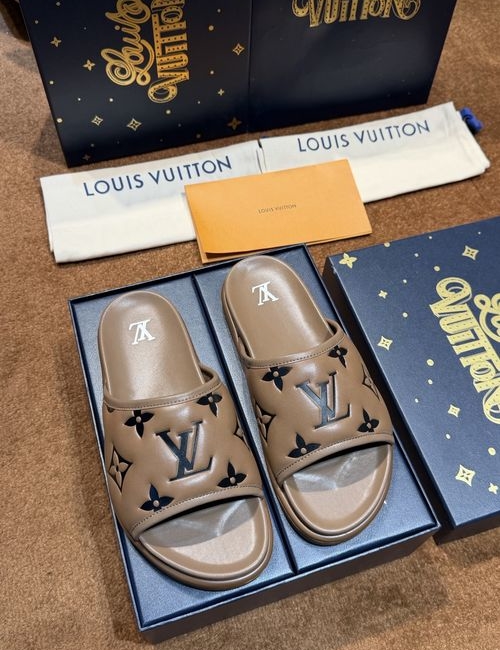 Louis Vuitton LV Waterproof Rubber Slides With Adjustable Straps