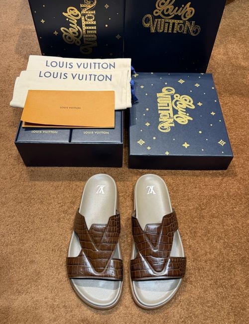 Louis Vuitton LV Waterfront Monogram Flip Flops