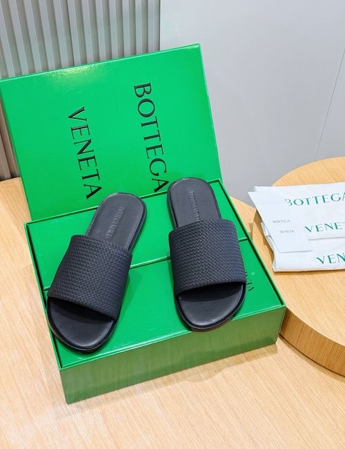 Bottega Veneta BV Woven Leather Mule Sandals With Ergonomic Sole