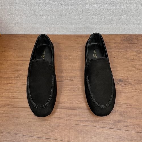 Louis Vuitton LV Horizon Suede Leather Casual Slides