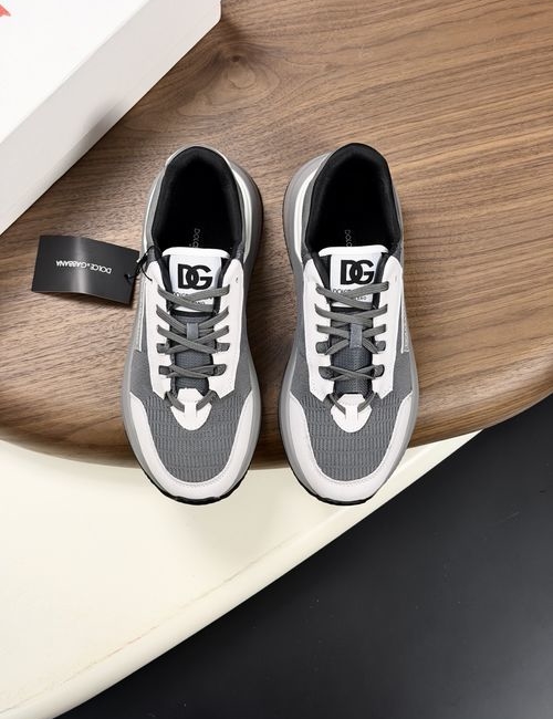 Dolce & Gabbana DG Flyknit Paneled Casual Sneakers