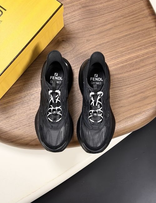 Fendi F-light Thick-sole Low-top Casual Sneakers