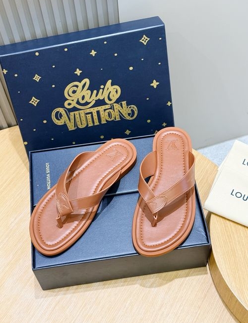 Louis Vuitton LV Oasis Slides Monogram Suede Upper Comfortable Insole