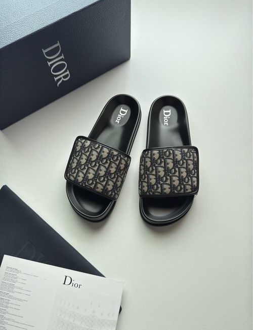 Christian Dior CD Aqua Sandals Oblique Print Adjustable Strap