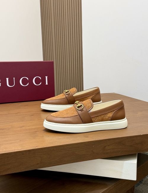 Gucci Premium Leather Casual Skate Shoes