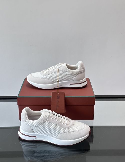 Loro Piana LP Week End Walk Sneakers Black Wool