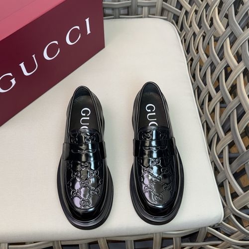 Gucci Premium Leather Business Dress Shoes