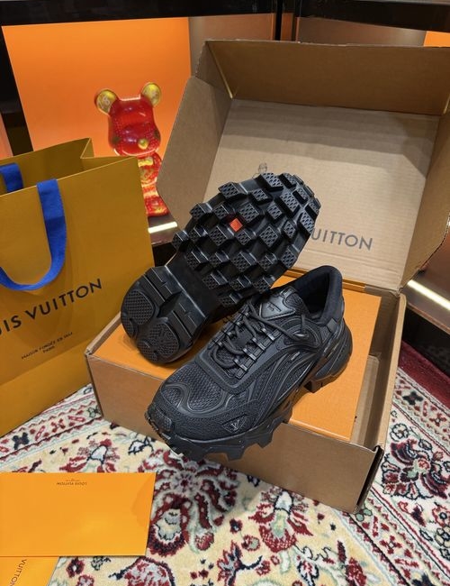 Louis Vuitton LV Nappa Leather Casual Sports Sneakers