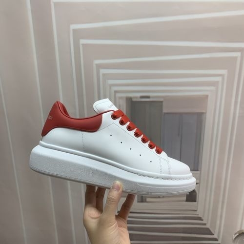 McQueen Mesh Upper Casual Shoes With Rhinestone Lining