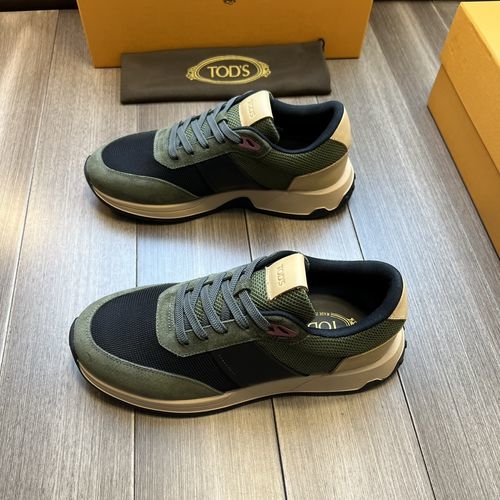 Tods Premium Casual Sneakers With Leather Upper
