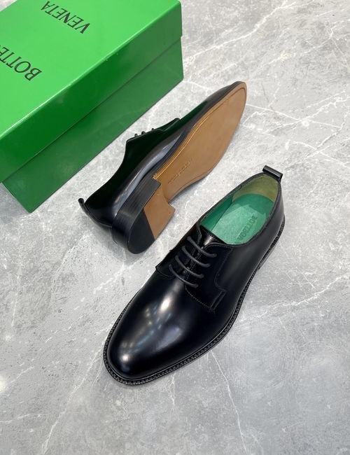 Bottega Veneta BV Polished Leather Casual Business Dress Shoes