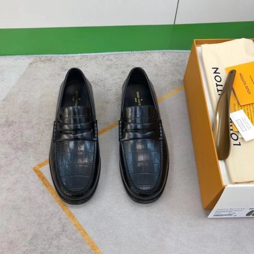 Louis Vuitton LV Patent Leather Damier Formal Loafers