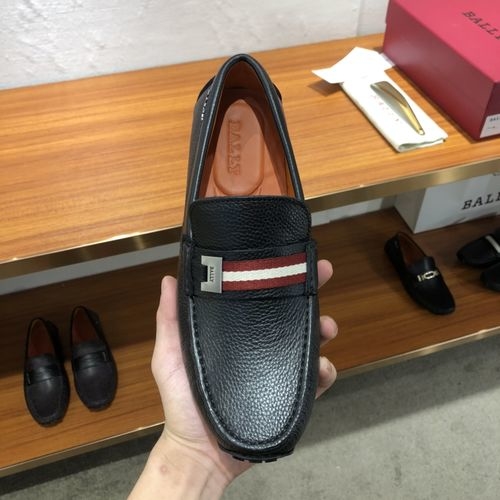 Bally Calfskin Loafers With Hardware Buckle