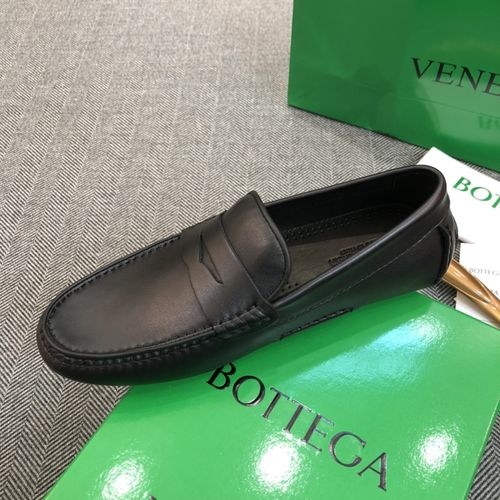 Bottega Veneta BV Slip On Shoes With Embossed Cowhide Upper