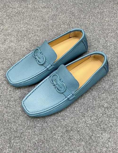 Ferragamo Premium Leather Slip-on Loafer Shoes