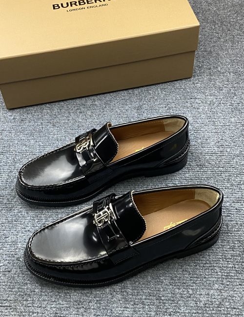 Burberry Leather Dress Shoes With Genuine Sole
