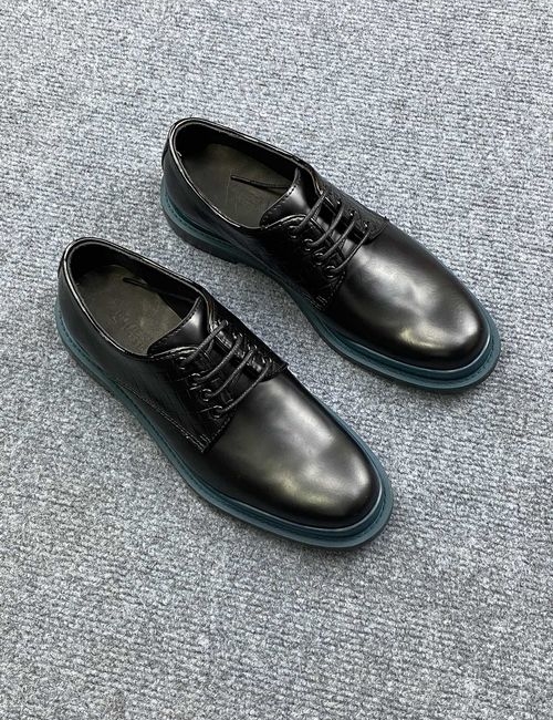 Bottega Veneta BV Polished Leather Shoes With Original Outsole
