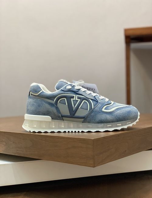 Valentino One Stud Low-top Calfskin Sneakers With 3D Studs